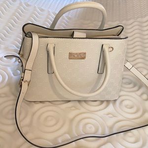 White Bebe Los Angeles Handbag